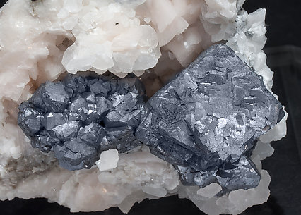 Galena with Dolomite and Calcite. 