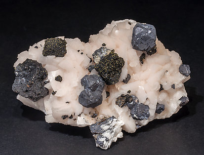 Galena with Sphalerite and Dolomite.