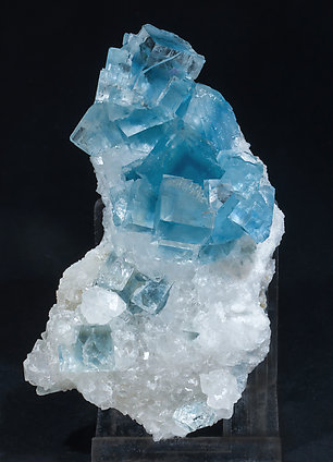 Fluorite with Quartz.