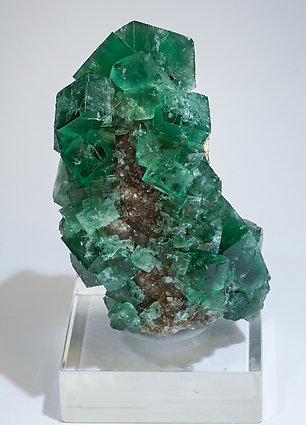 Fluorite with Galena. Side