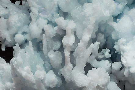 Aragonite (variety cuprian aragonite). 