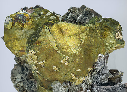 Chalcopyrite with Arsenopyrite and Siderite. 