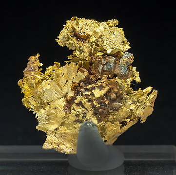 Gold (variety electrum). Rear
