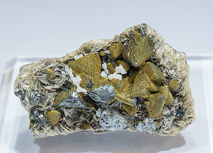 Chalcopyrite epitactic Tetrahedrite with Dolomite. 