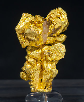 Gold (spinel twin).