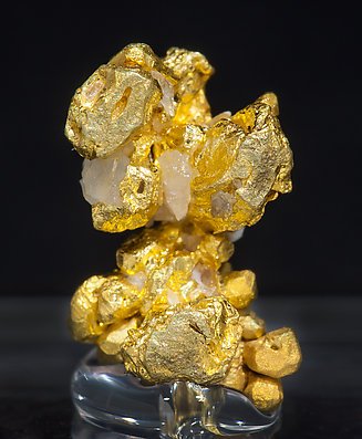 Gold with Quartz. Front