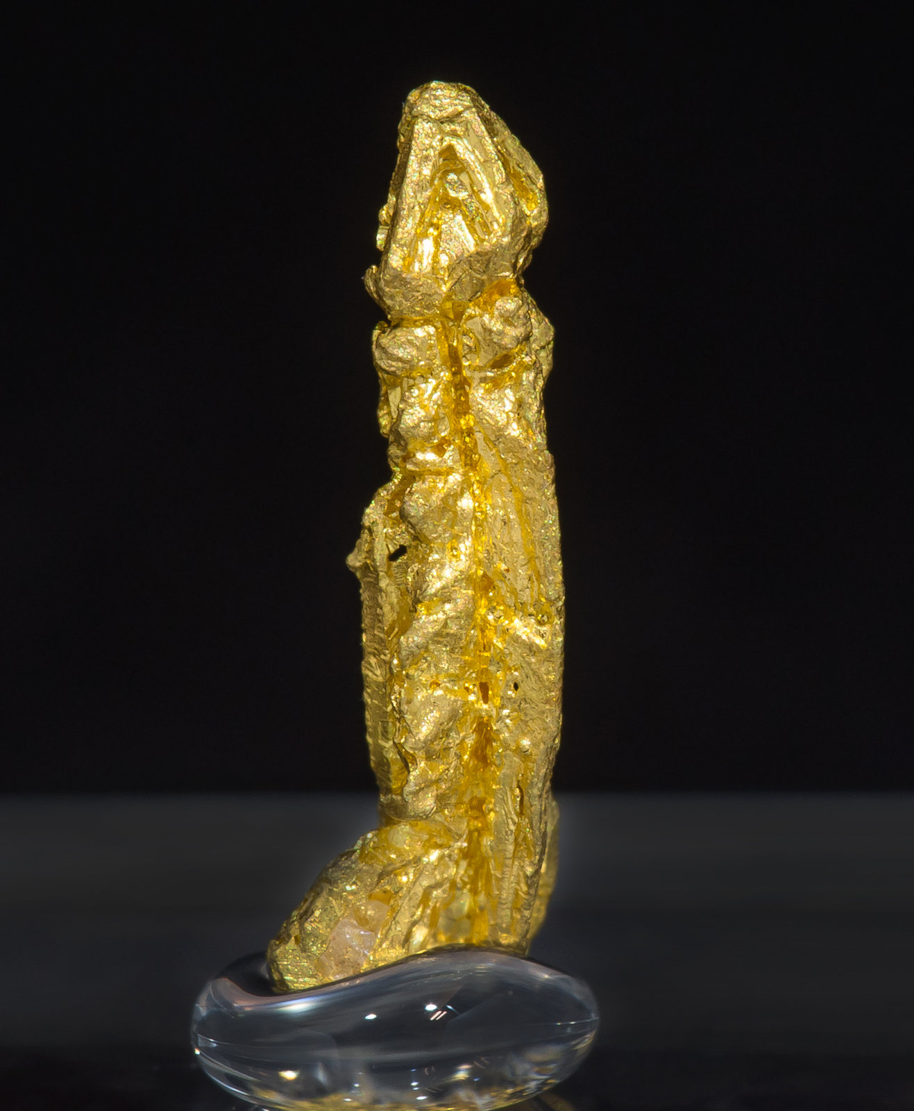 Gold (spinel twin) - Aouint Ighoman, Assa-Zag Province, Guelmim-Oued ...