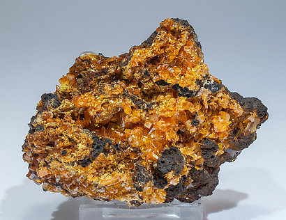Wulfenite with Mimetite. Front
