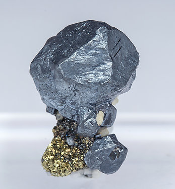 Acanthite with Dolomite and Pyrite.