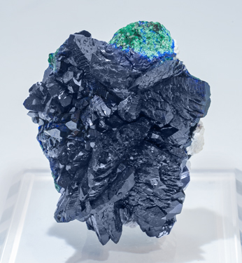 Azurite with Malachite. Side