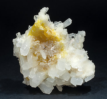 Celestine with Sulphur. Rear