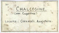 Chalcocite with Calcite