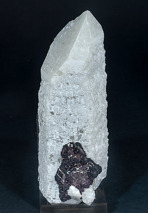 Fluorita (octaédrica) con Cuarzo. 