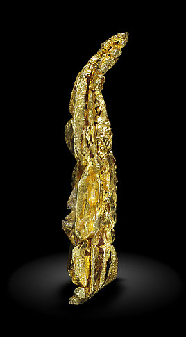 Gold (spinel twin).