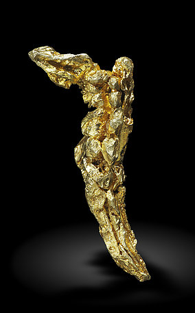 Gold (spinel twin). Rear / Photo: Joaquim Calln