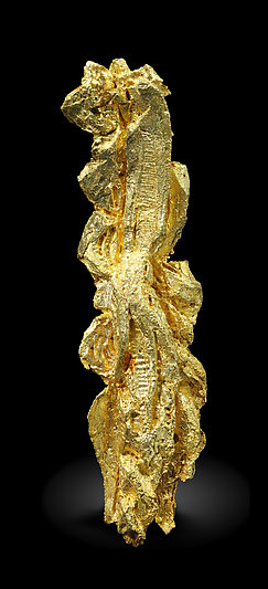 Oro (macla de la espinela). Vista posterior / Foto: Joaquim Callén