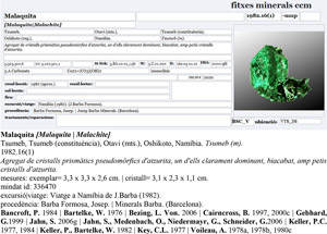 Malachite after Azurite with Azurite