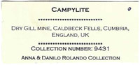 Mimetite (variety campylite)