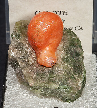 Calcite - melt - inclusion in Fluorapatite and with Fluorapatite. 