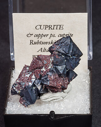 Cuprite and Copper after Cuprite. Front