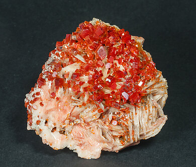 Vanadinite with Baryte.