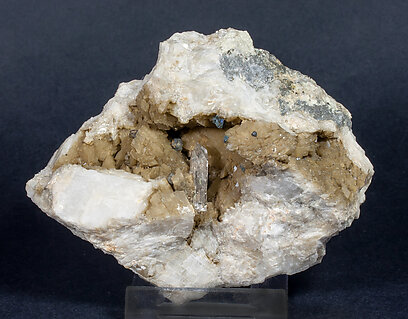 Chalcopyrite with Gypsum, Dolomite and Calcite.