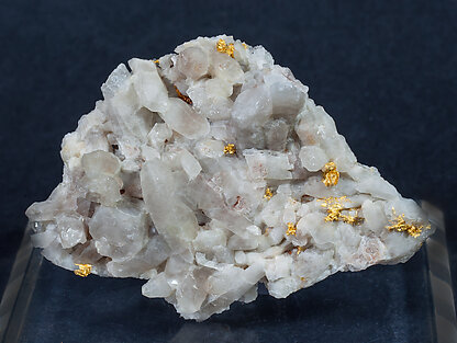 Gold on Calcite. Side