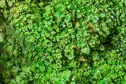 Pyromorphite with Quartz. 