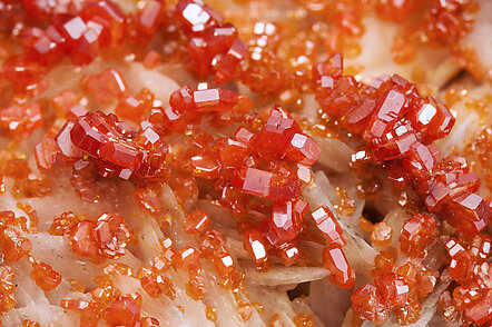 Vanadinite with Baryte. 