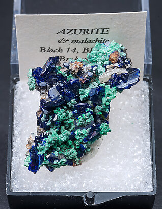 Azurite with Malachite.