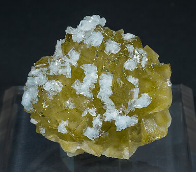 Fluorite with Baryte and Pyrite.