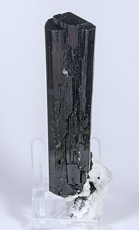 Schorl with Feldspar and Opal. Front