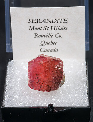 Serandite with Aegirine inclusions.