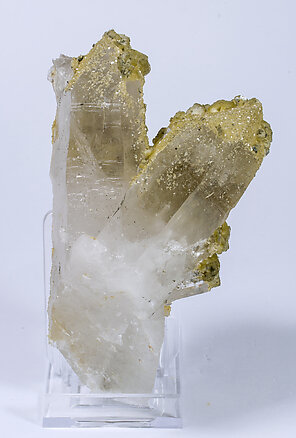 Siderite with Quartz. Rear