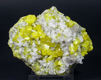 Sulphur with Aragonite.