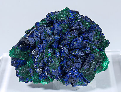 Azurite with Malachite.