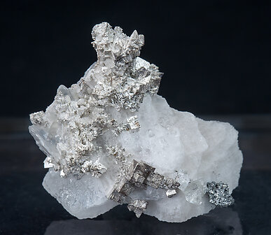 Silver on Calcite. 