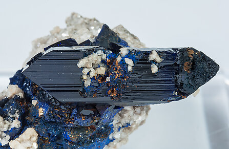 Azurite with Dolomite. 