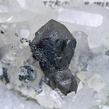 Bornite with Quartz. 