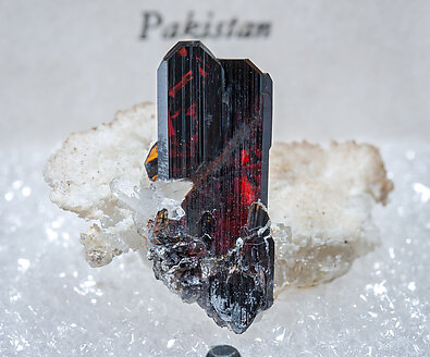 Brookite with Quartz. 