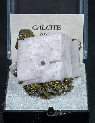 Calcite with Pyrite.