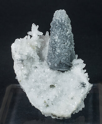 Calcite on Quartz.