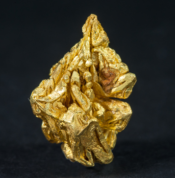 Gold (spinel twin).