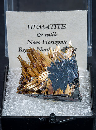 Rutile with Hematite. 