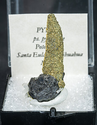 Pyrite after Pyrrhotite with Sphalerite. 