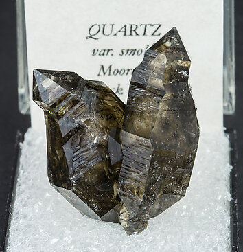 Quartz (variety smoky). 