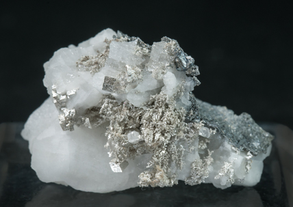 Silver with Calcite. 