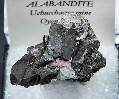 Alabandite with Rhodochrosite. 