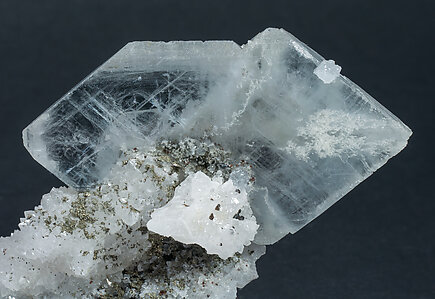 Baryte with Quartz and Pyrite. 