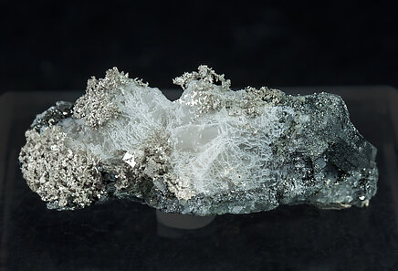 Silver with Calcite and Löllingite. Rear